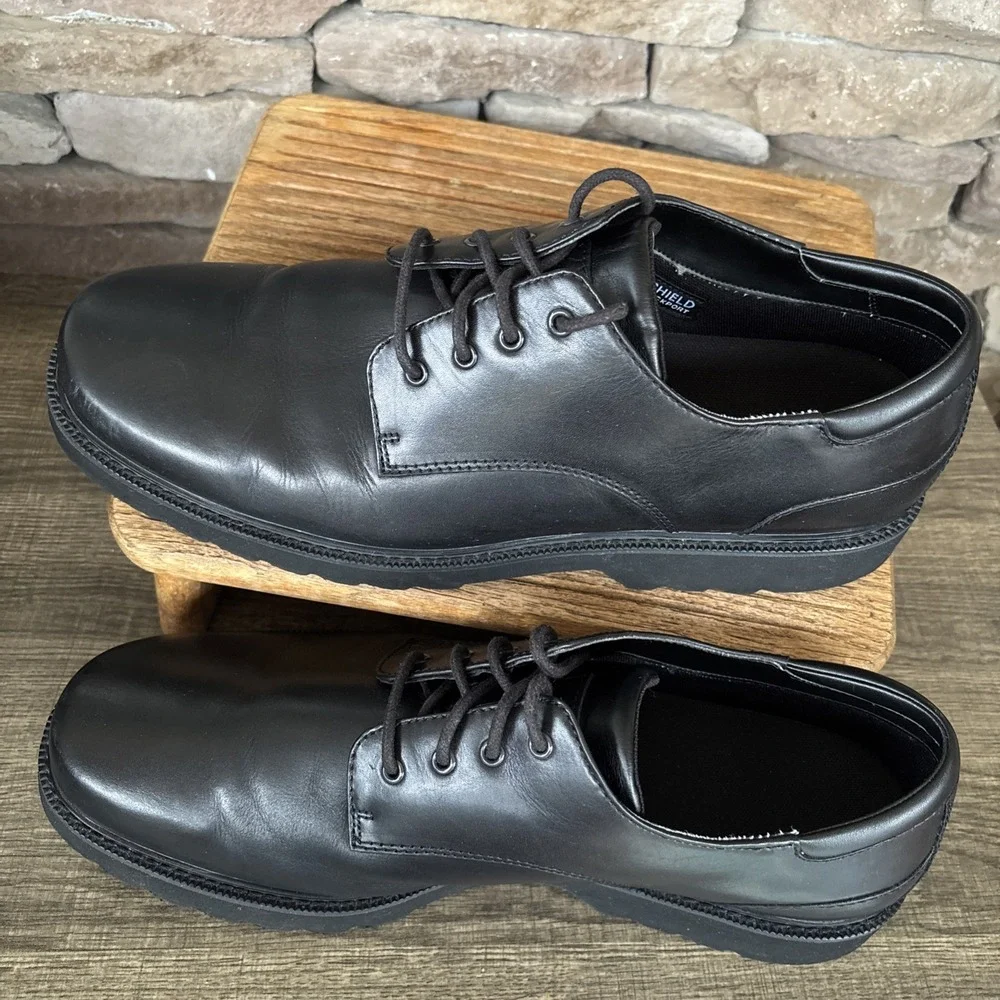 Rockport Hydro-Shield Waterproof Bk 15 Leather Oxford Shoes Men Lace-up Firm Toe